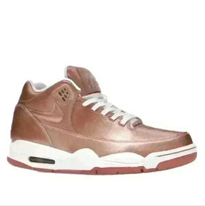 Nike Flight Squad Mens Metallic Copper White Sneaker 6M 7.5 W